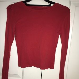 Old Navy red long sleeve